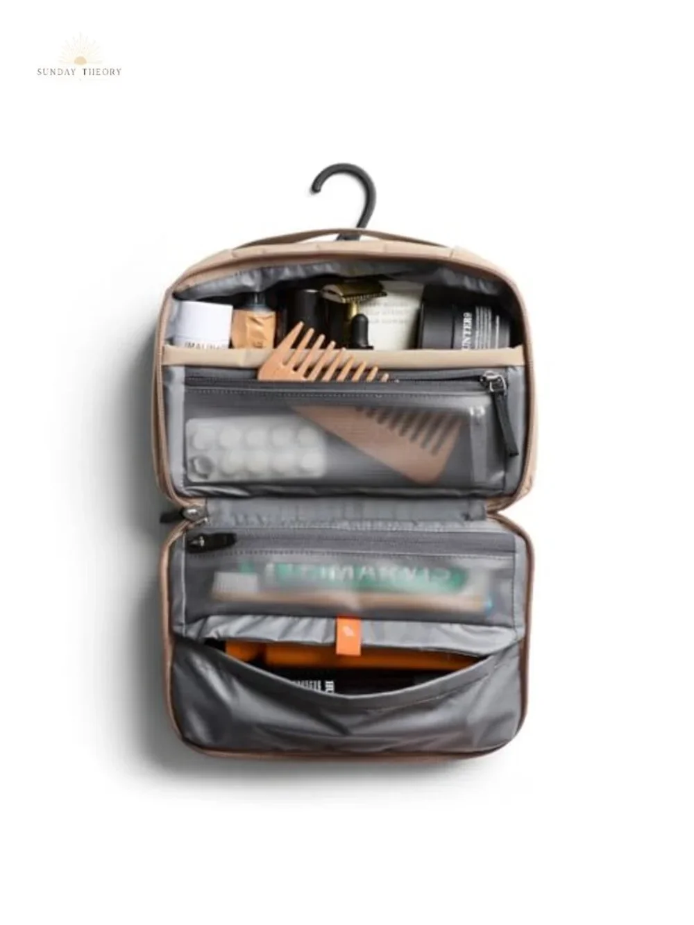 Bellroy Hanging Toiletry Kit 3L Travel Toiletry Bag with YKK Zips and Aluminum